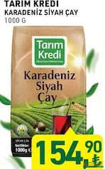 TARIM KREDİ KARADENİZ SİYAH ÇAY 1000 G TARIM KREDİ KARADENİZ SİYAH ÇAY 1000 G